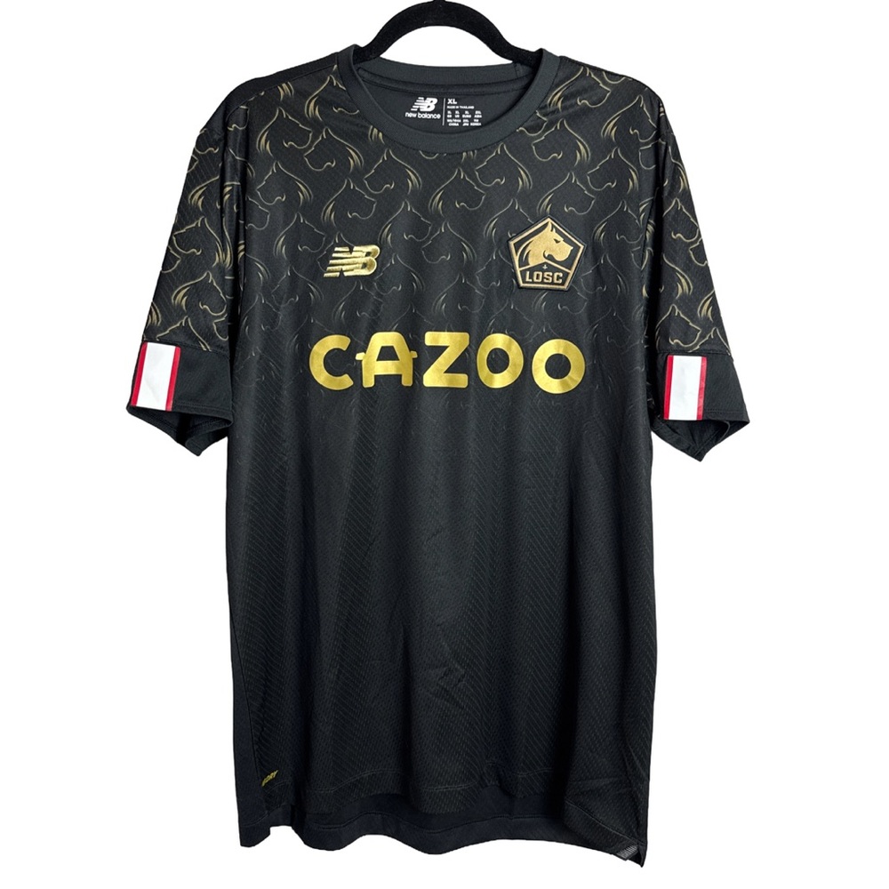 New Balance LOSC Lille Soccer Jersey – Black & Gold ⚽️